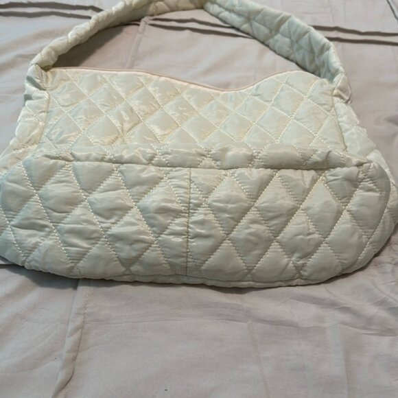 SHEIN Cream Quilted Shoulder Bag with Textured Design - Picture 5 of 5